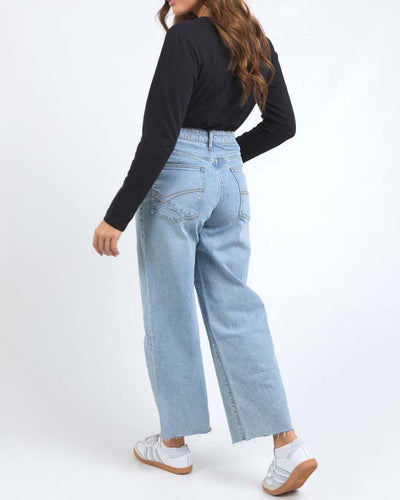 Sylvie Wide Leg Jean | Light Blue Wash