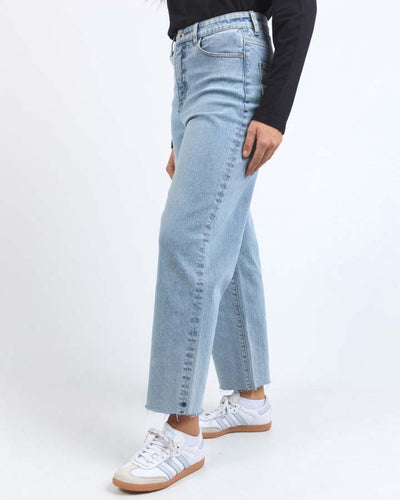 Sylvie Wide Leg Jean | Light Blue Wash