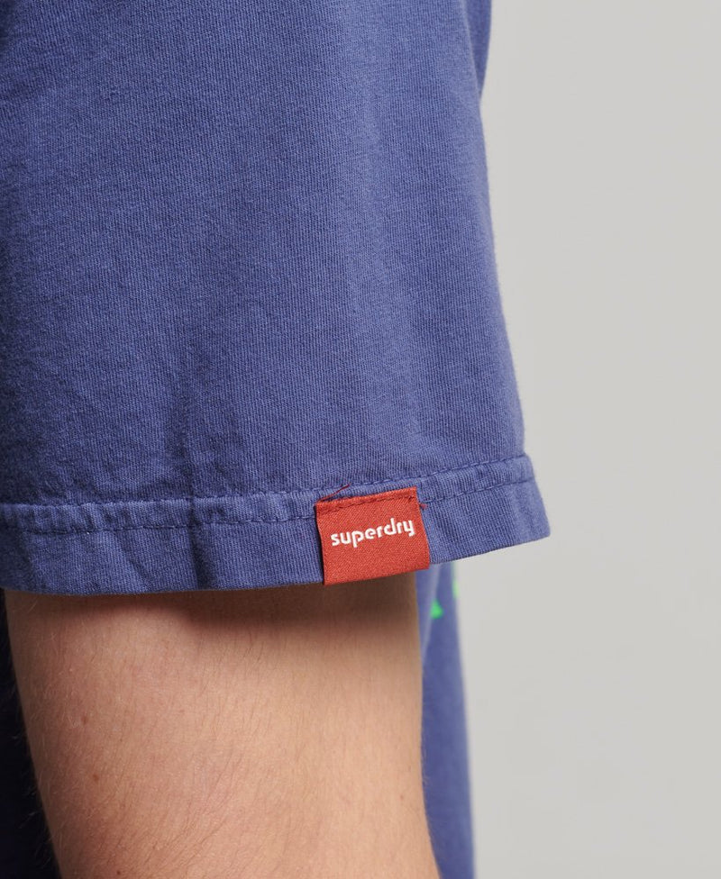 Vintage Logo Neon T-Shirt | Frontier Blue