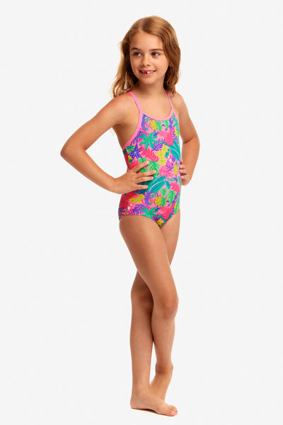 Girl's Printed One Piece | Jungle Party
