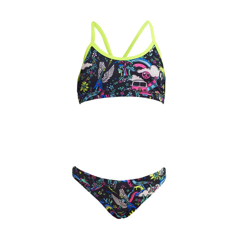 Girls Racerback Two Piece | Hippy Dippy