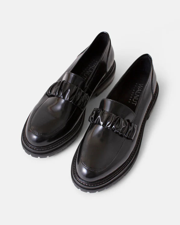Owen Leather Loafer | Black Shine