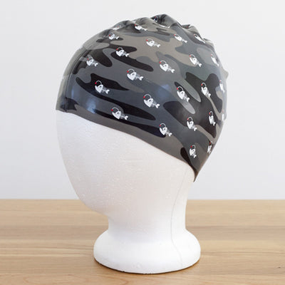 Swimming Cap | Camo Lantern Fish (Silicone)