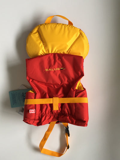 Child Life Vest (14kg-27kg) | Red - Frogs and Toadstools