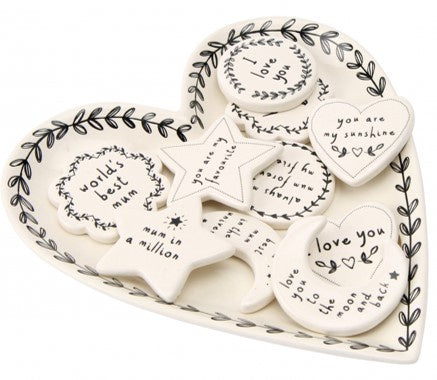 Send with Love Ceramic Tokens